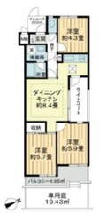 ライオンズマンション調布台の物件間取画像